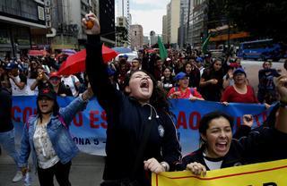 Salen los colombianos a las calles para rechazar las políticas de Duque