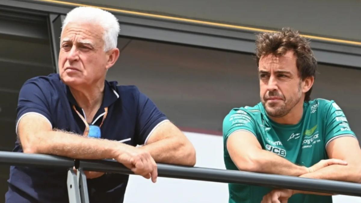 Fernando Alonso junto a su padre