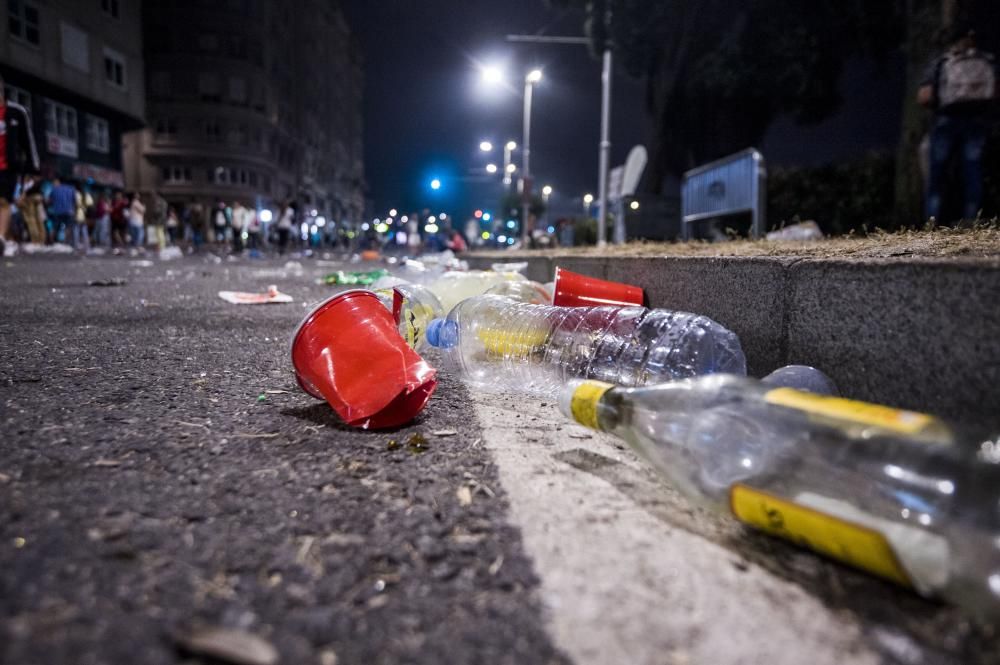 Así transcurrió la noche y amanecieron las playas