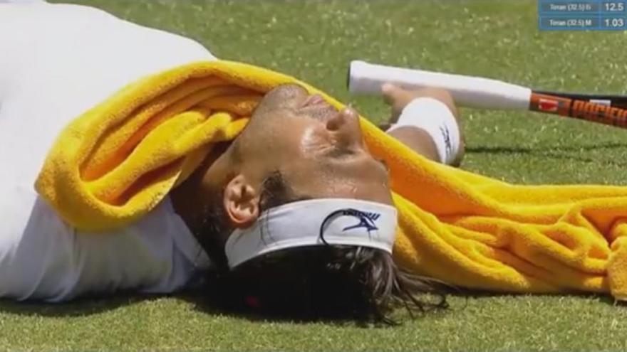 Baghdatis se derrumba en pleno partido por un golpe de calor