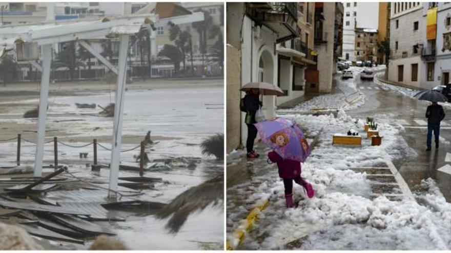 El temporal deja una fallecida, olas de récord y cuantiosos daños en la Comunitat