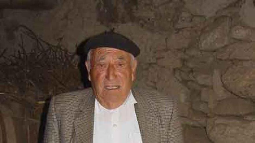 Alonso García en el molino (murió con 97 años).