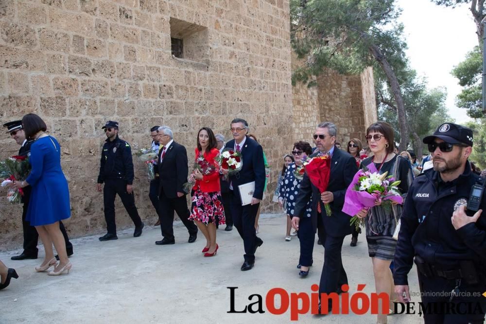 Ofrenda de flores en Caravaca