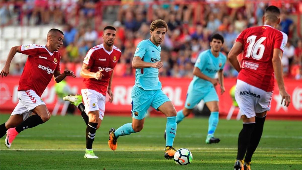 Samper disputó en Tarragona uno de sus últimos partidos con el Barça