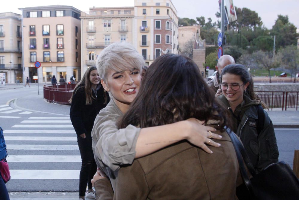 Laura Escanes va participar en la inauguració de la botiga de Rosa Clarà a Girona