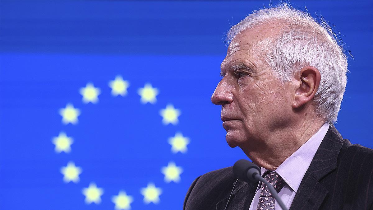 El jefe de la diplomacia Europea, Josep Borrell, el pasado martes en Buselas