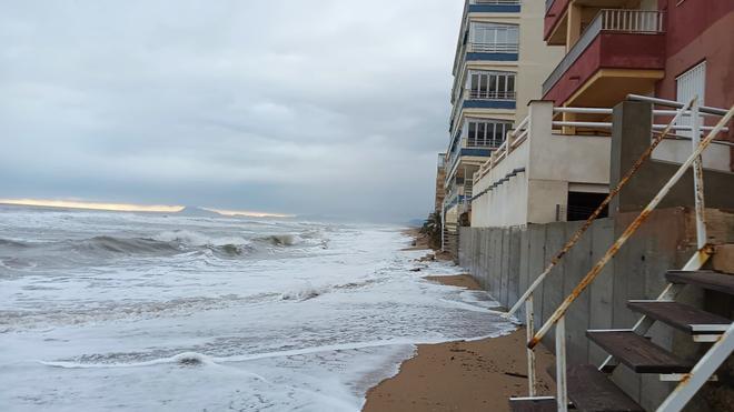 La borrasca Harry golpea Tavernes de la Valldigna