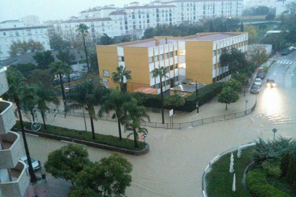 Inundaciones en Estepona.