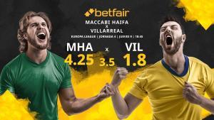 Maccabi Haifa FC vs. Villarreal CF: horario, TV, estadísticas, clasificación y pronósticos