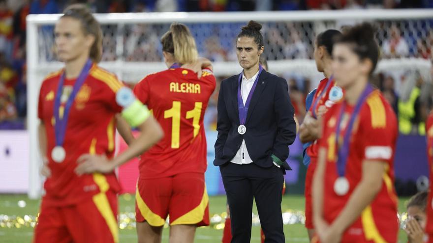 Montse Tomé, en la final de la Eurocopa