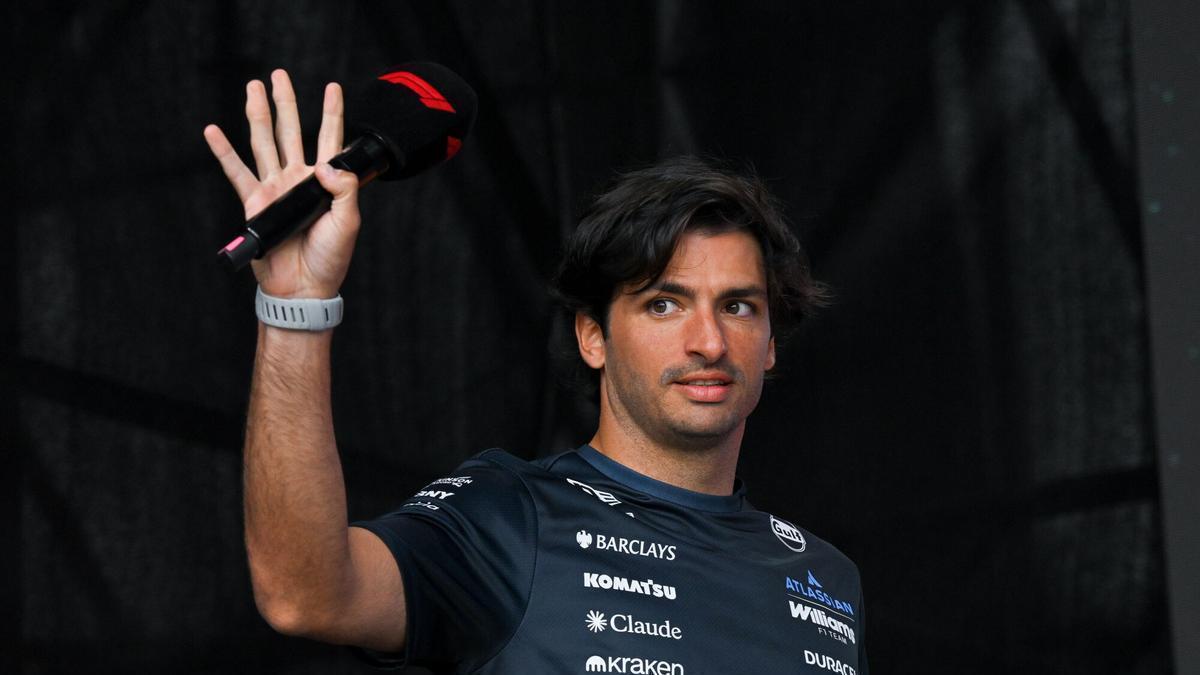 Carlos Sainz, en Hungría