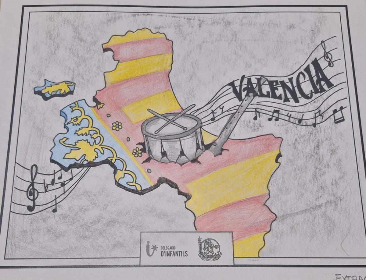 Dibujo ganador del premio Extraordinario