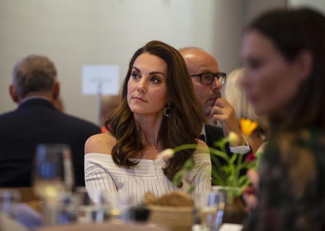 Kate Middleton durante una cena de gala