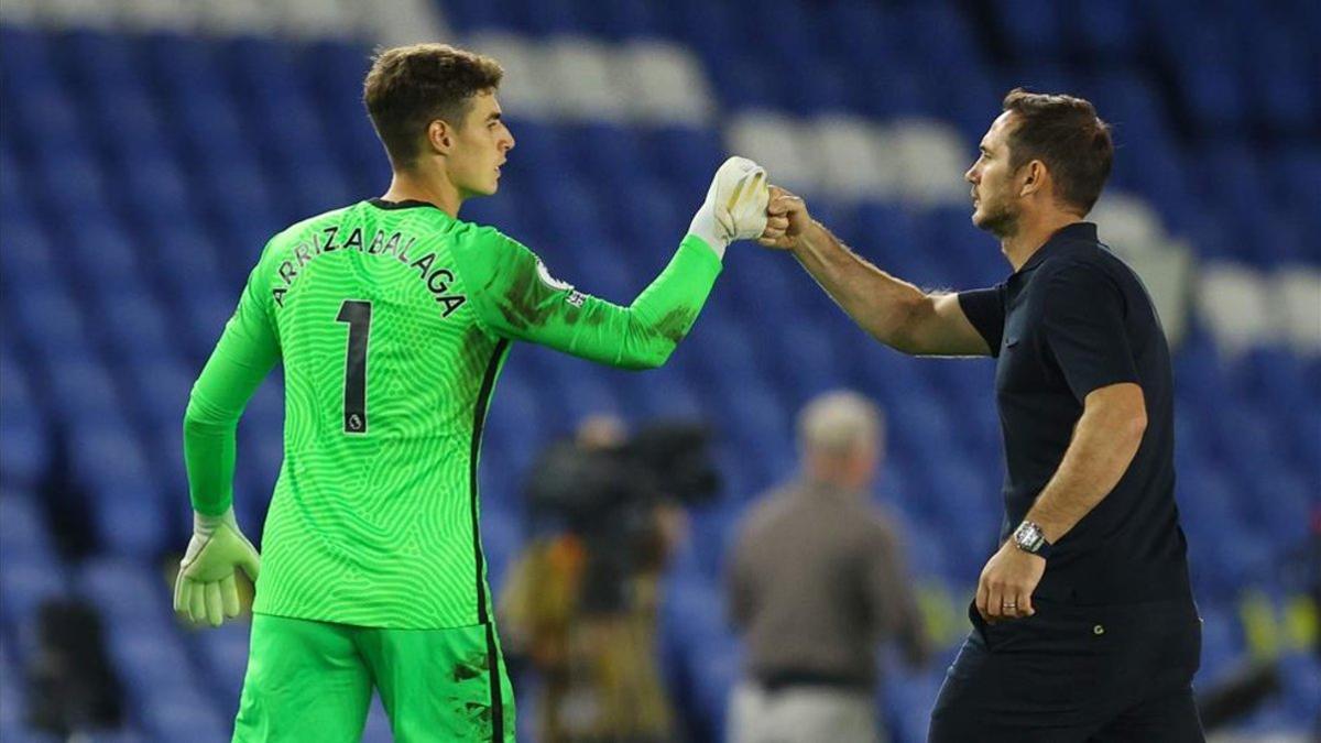 Kepa no será el titular en el once de Frank Lampard