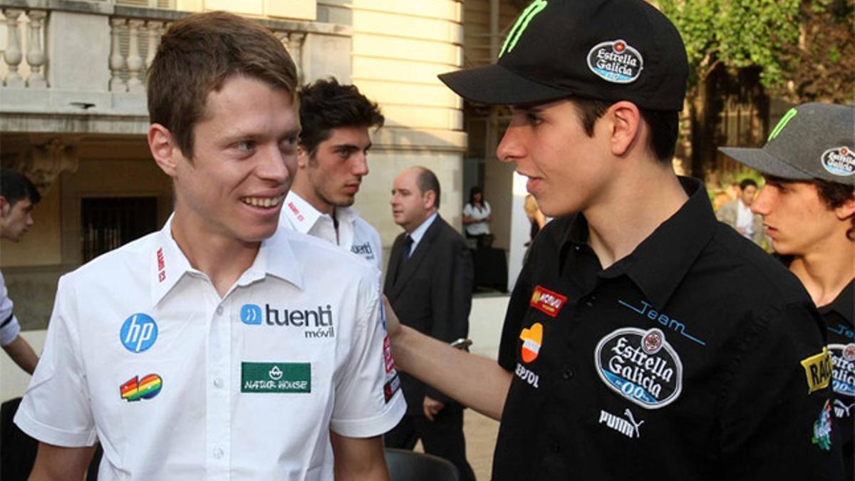 Rabat y Álex Márquez, en la presentación del GP de Catalunya