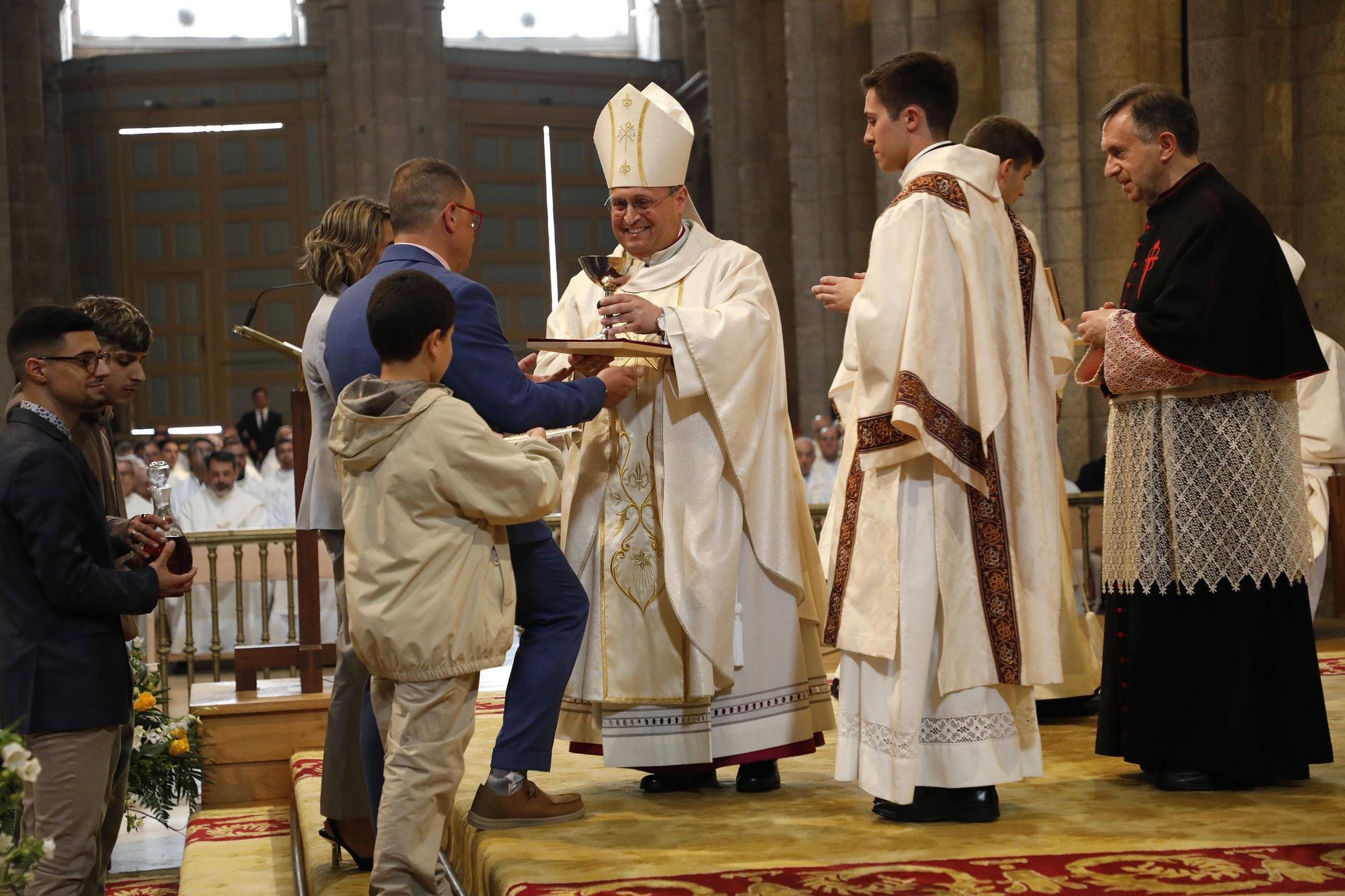 Ceremonia de toma de posesión del nuevo arzobispo de Santiago, monseñor Prieto