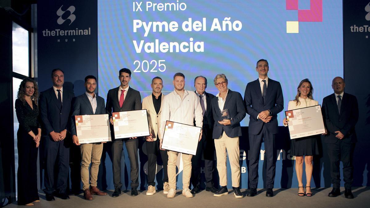 Momento de la entrega en Valencia del Premio Pyme del Año 2025.