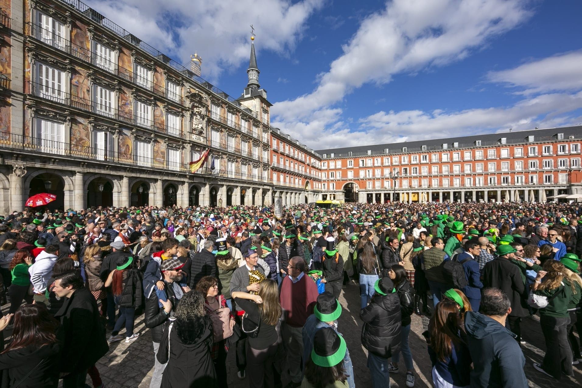 En 2023 se celebró el primer desfile de gaitas por San Patricio en Madrid