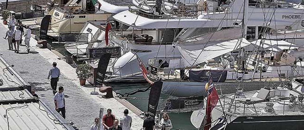 Imagen de la feria náutica de Palma, reflejo del impulso que el sector está registrando en la isla.