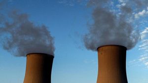 La central nuclear de Trillo, a 145 quilòmetres de Madrid. | ÓSCAR DEL POZO CAÑAS / AFP