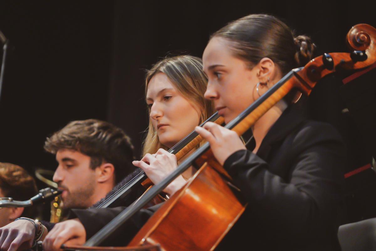 Imatge del concert de Música a la Llum el passat 8 de desembre a Xiva.