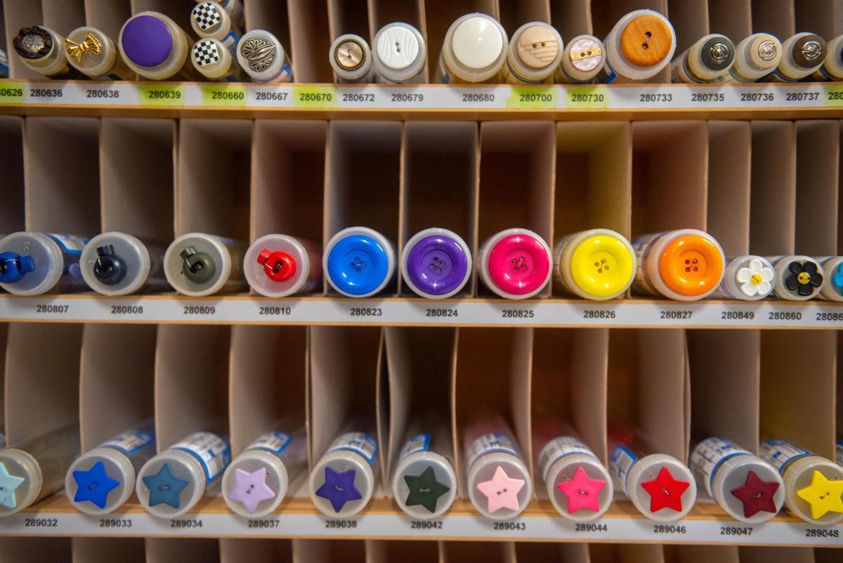 Botones del almacén Ditex