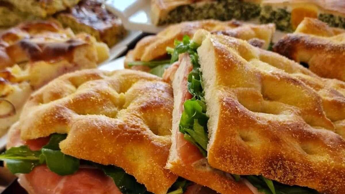 Las focaccias artesanales son la estrella del local
