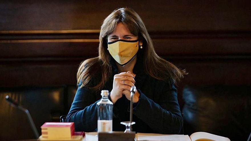 La presidenta del Parlament, Laura Borràs