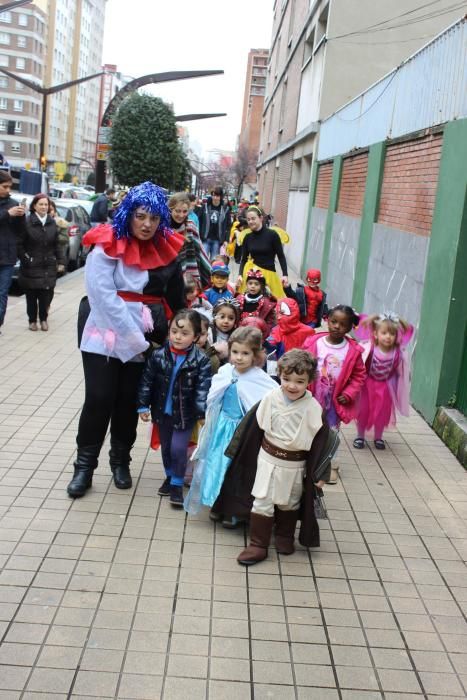 Antroxu en los colegios gijoneses