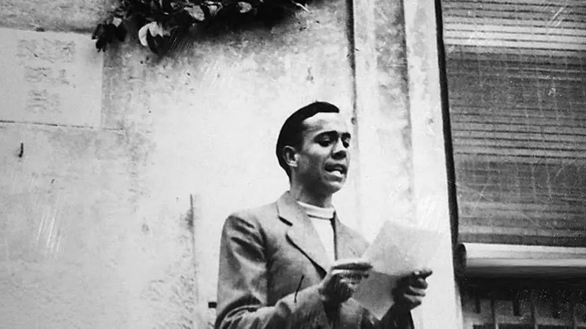 El poeta Miguel Hernández.