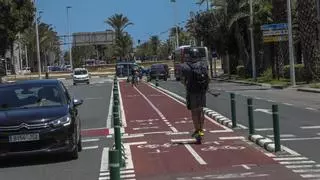 La Policía Local señala que los cuatro carriles bici más «cuestionados» de Elche están infrautilizados