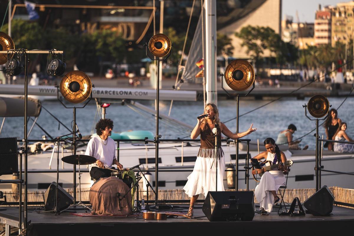 Cristina La Mar, al festival Blaumarí de Barcelona