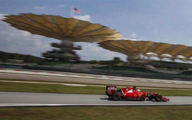 F1 - GP Malasia. Entrenamientos en Sepang. Sebastian Vettel