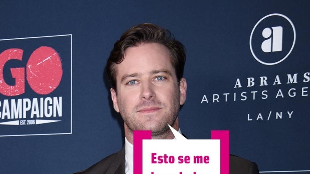 Armie Hammer pensó en suicidarse cuando le acusaron de violación y canibalismo