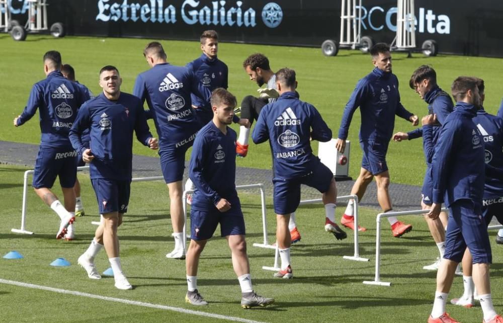 El Celta prepara en A Madroa el último encuentro de la temporada