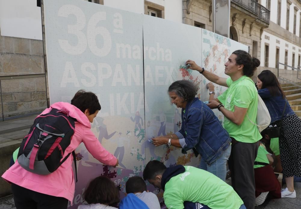 Las imágenes de la marcha de Aspanaex