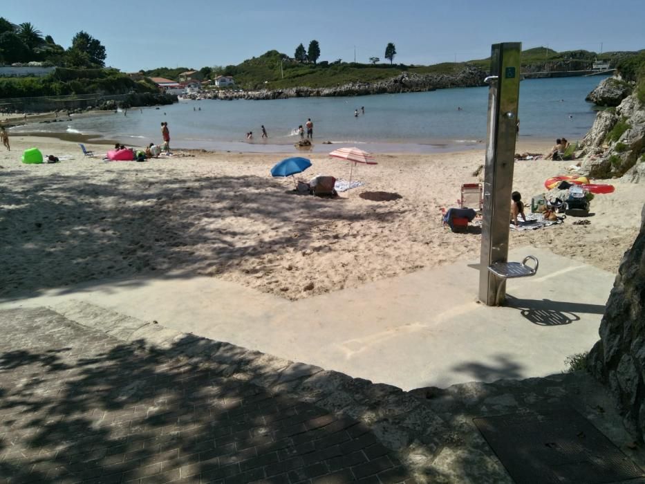 Sábado de playa en Asturias: parcelas de arenal