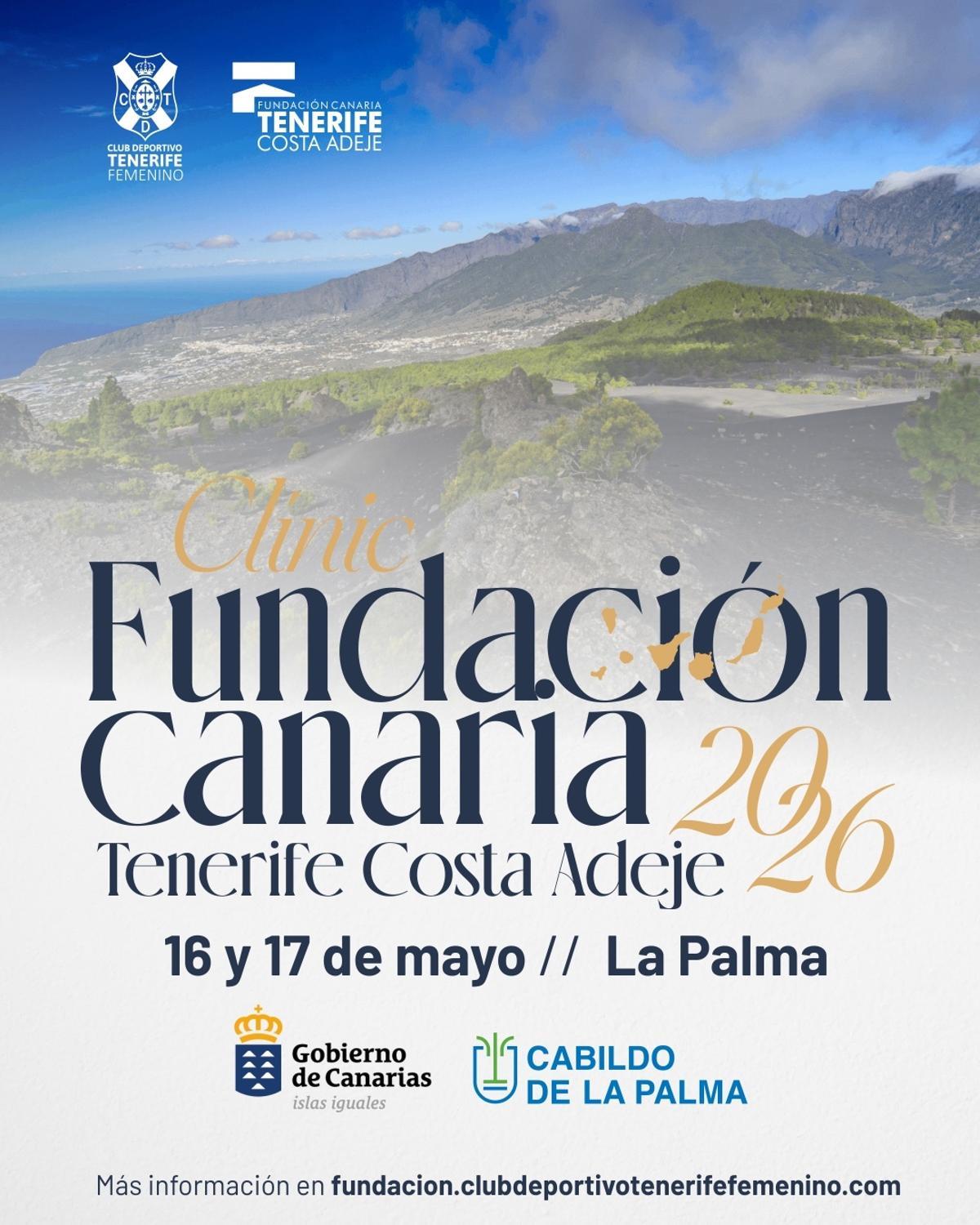Cartel de la Clinic de Fundación canaria 2026