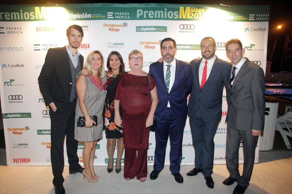 Más de 450 representantes de todos los ámbitos de la vida provincial asisten a la gala de entrega de los Premios Málaga 2017 en el Gran Hotel Miramar