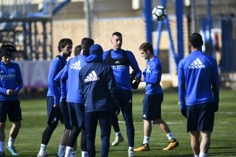 Entrenamiento del Real Zaragoza 24/2/2018