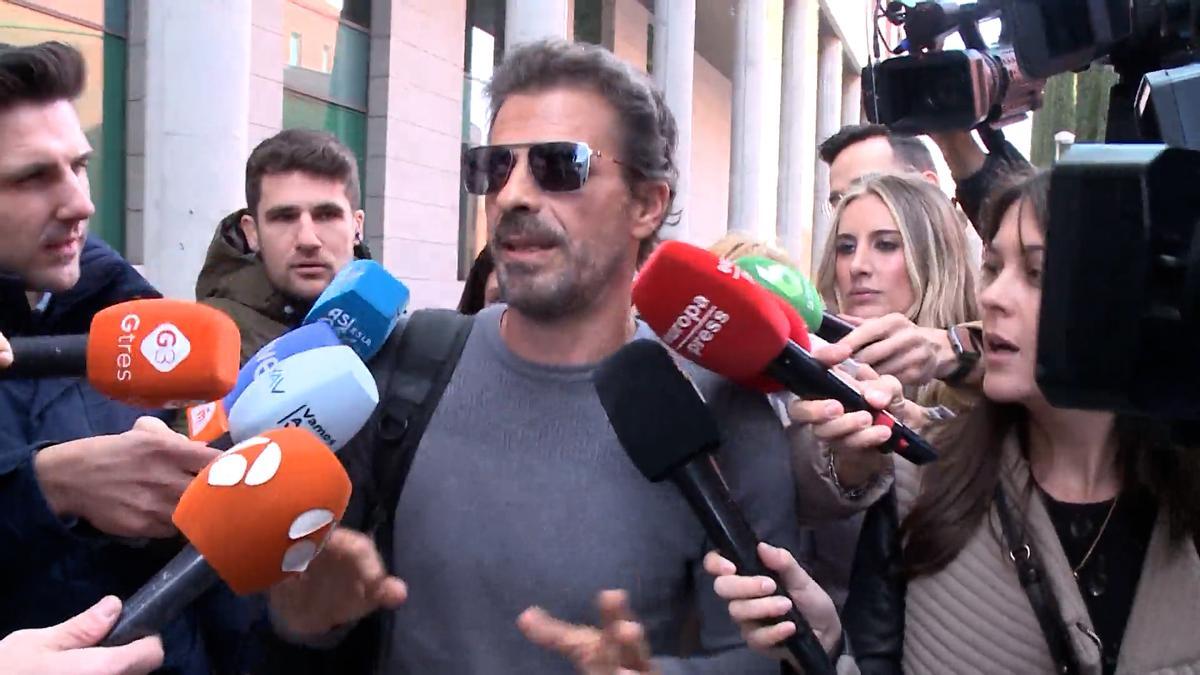 Rodolfo Sancho acude a los juzgados en Madrid