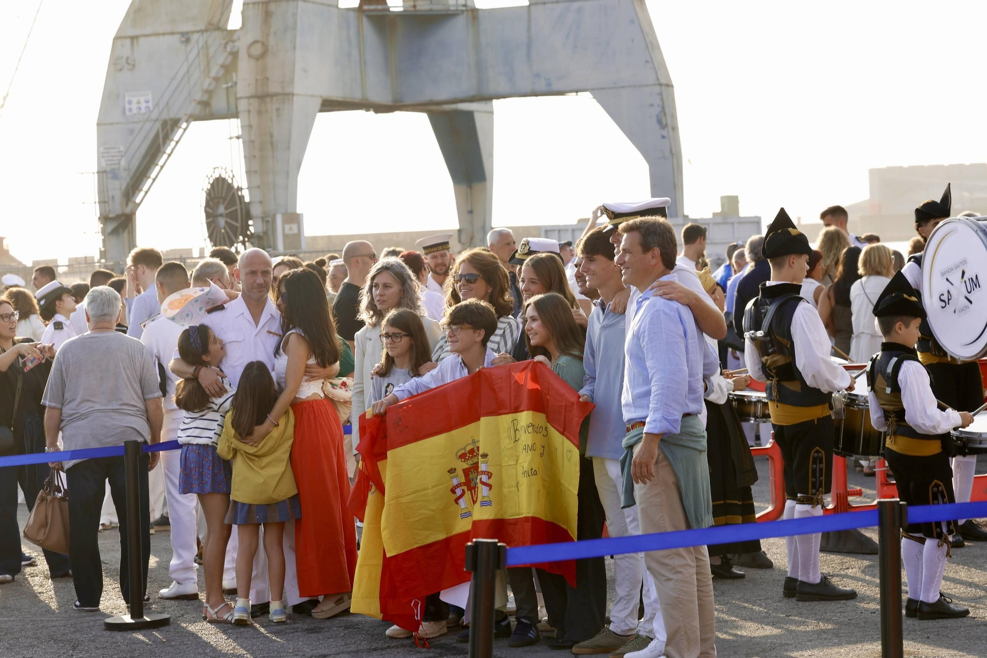 EN IMÁGENES: Así fue la llegada de la Princesa Leonor a Gijón en "Elcano"