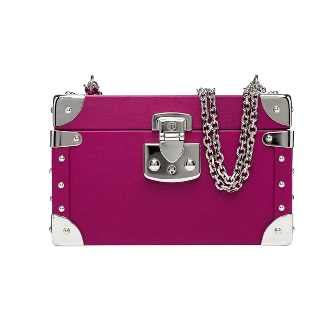 Bauletto Classic Fuchsia Silver de Luis Negri.