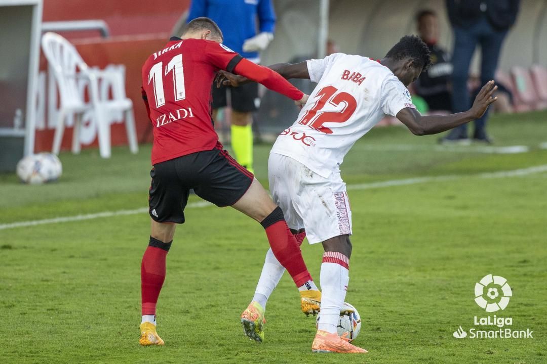 Mirandés-Mallorca: Los bermellones dan por bueno el empate