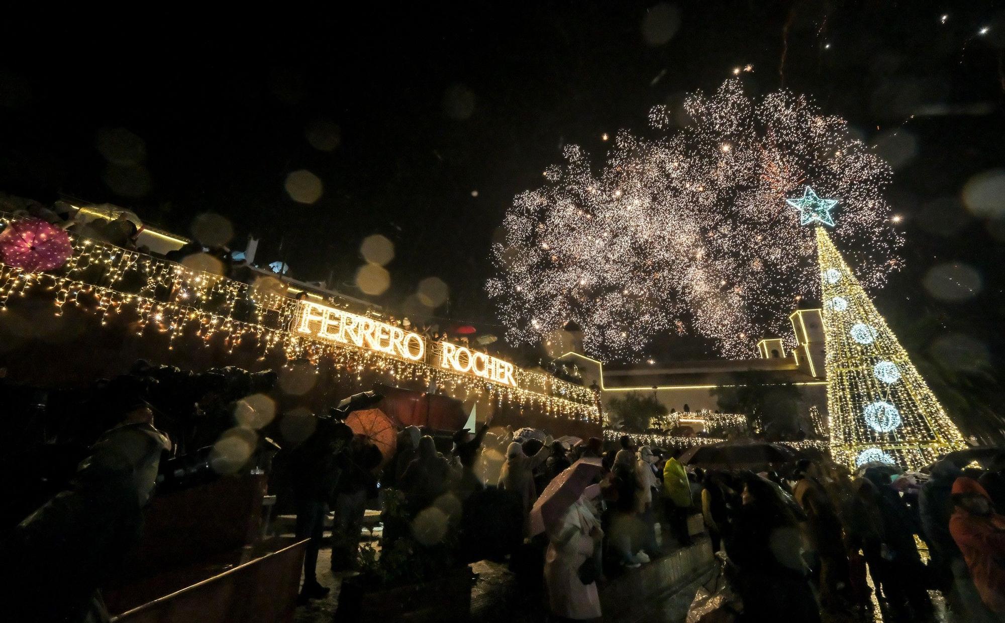 Encendido navideño de Tejeda