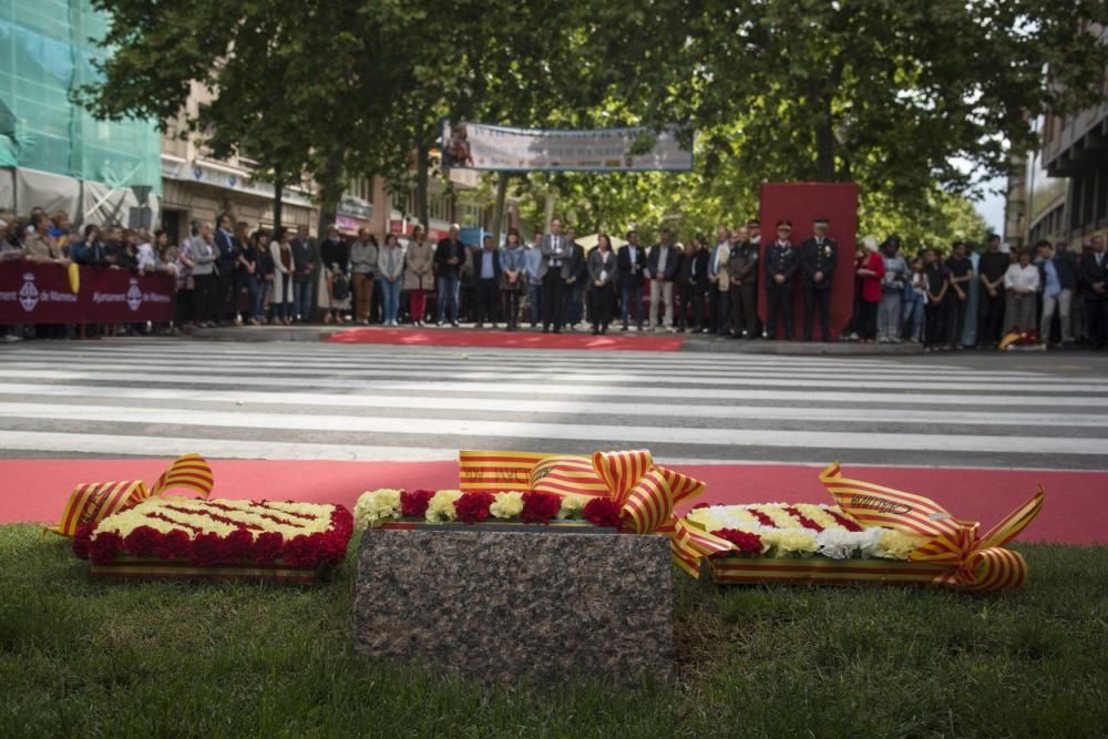 Celebració institucional de la Diada a Manresa