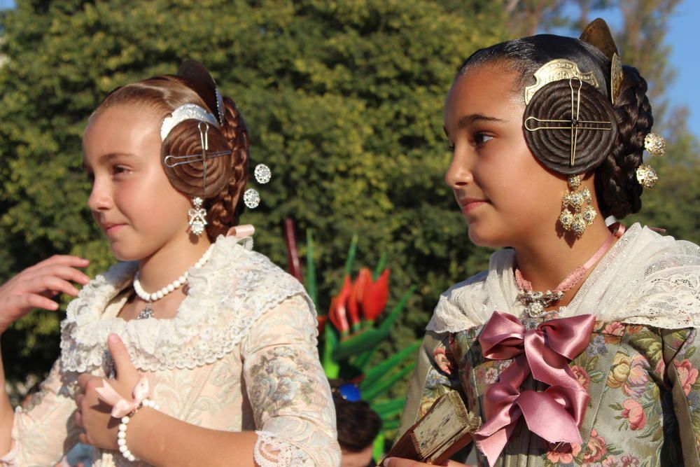 Las falleras de 2017, 2018 y 2019, en la Batalla de Flores