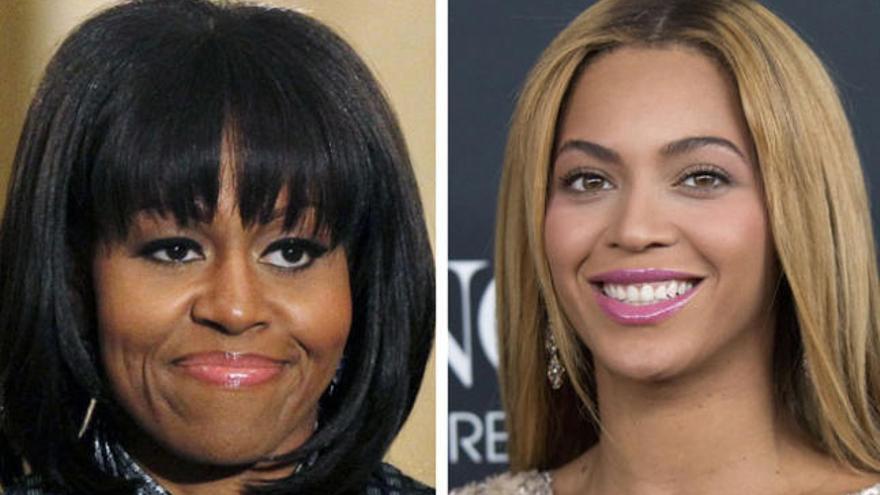 Michelle Obama y Beyoncé.