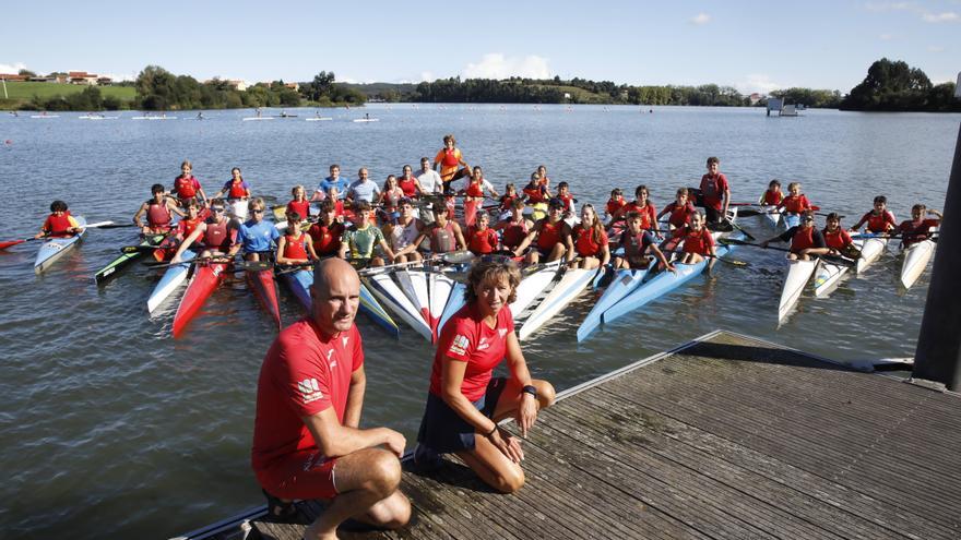 Piragüismo grupista en el exilio de Trasona: &quot;En ir y volver perdemos mucho tiempo y los días en invierno van a ser más cortos&quot;