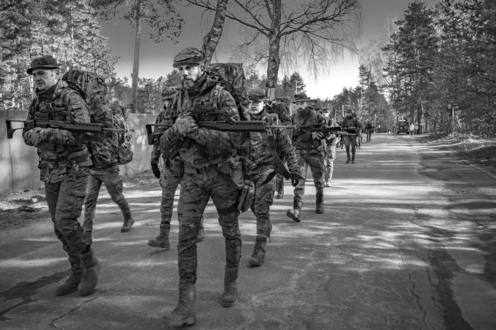 Militares de la Bri X de Cerro Muriano en misión de la OTAN en Letonia